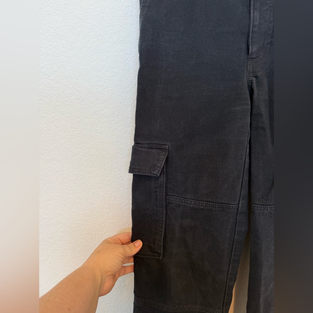 Aritzia TNA Cargo Pants Black Small Size 2 - Picture 4 of 7